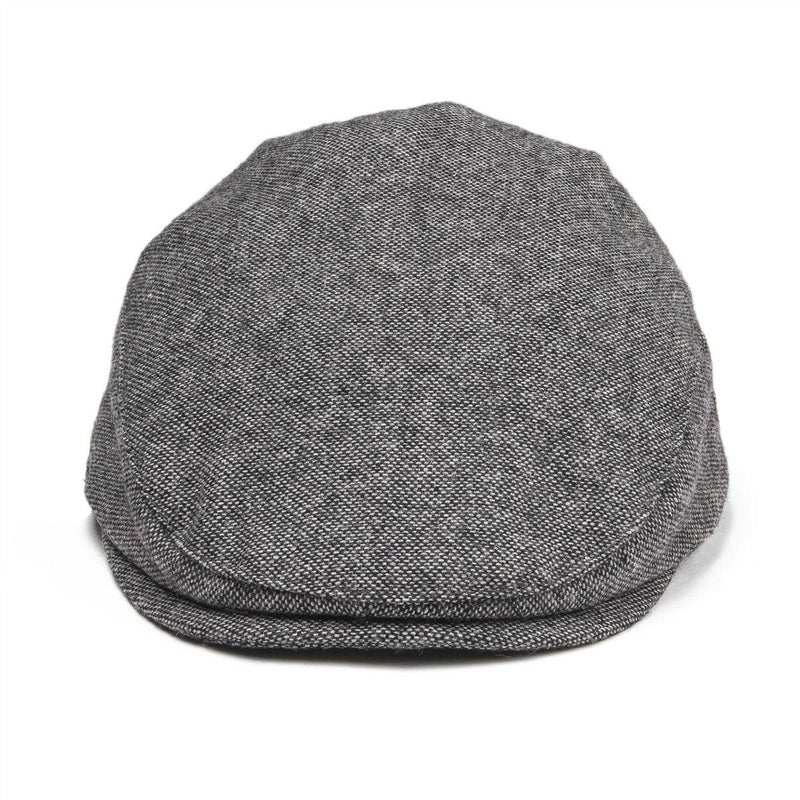JANGOUL Kids Wool Tweed Newsboy Flat Cap Herringbone Boy Infant Toddler Child Youth Beret Hat (6-8 Years, Style4) - Image 2